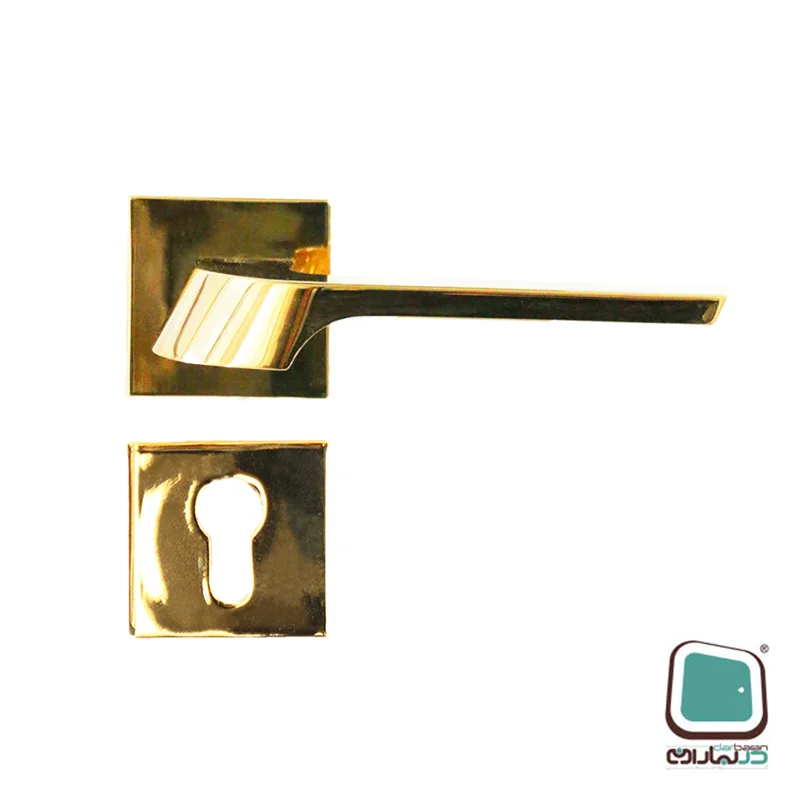دستگيره دوتكه بهريزان كد 4252r + قفل و سیلندر
