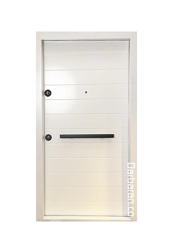 درب ضد سرقت ایرانی مارس سفید روکش پلی اورتان سفارشی